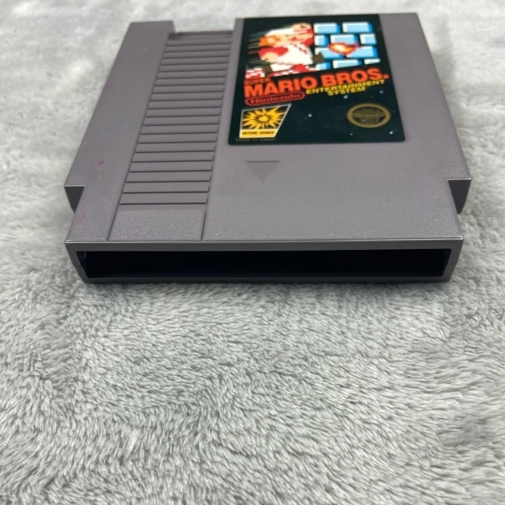 Super Mario Bros Nintendo NES Authentic Original Tested Retro Vintage Game CIB